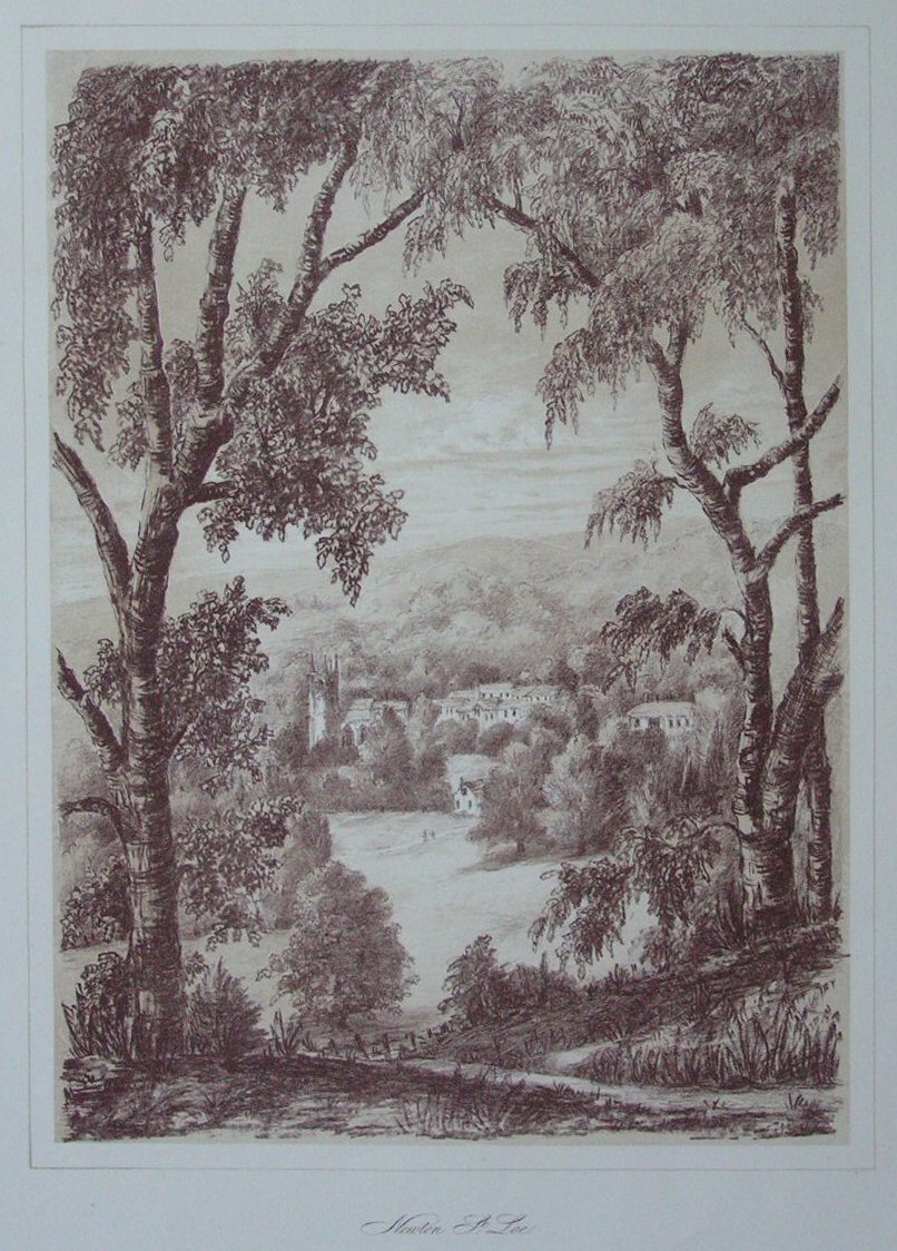 Lithograph - Newton St.Loe